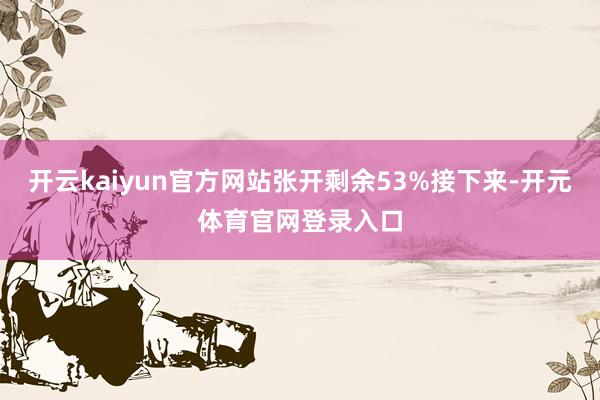 开云kaiyun官方网站张开剩余53%接下来-开元体育官网登录入口